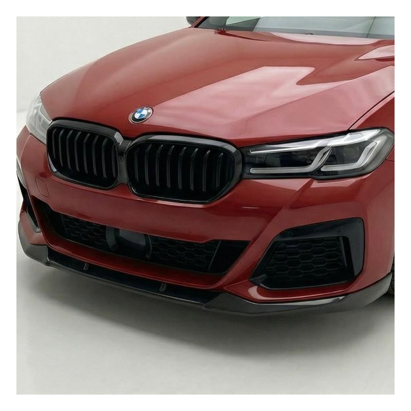 Carbonteile Tuning 1870 - Frontlippe Spoiler Schwert Performance Vollcarbon passend für BMW 5er G30 G31 LCI mit MPaket