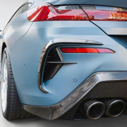 Carbonteile Tuning 1873 - Canards Splitter Flaps Heck Vollcarbon passend für BMW 8er M850i G14 G15 G16 mit MPaket