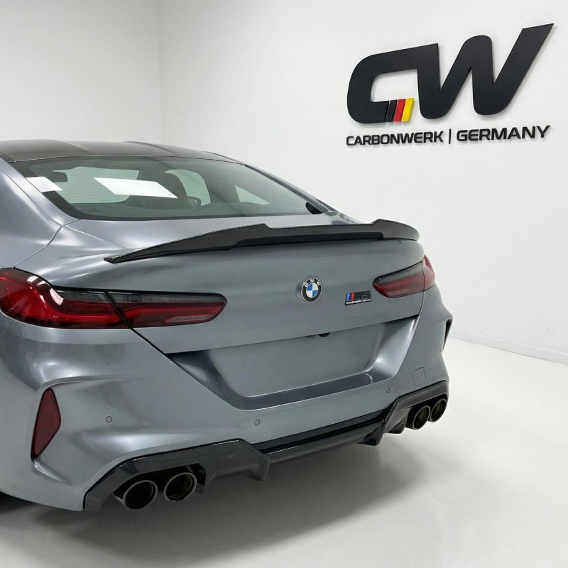Pièces en carbone Tuning 1877 - Heckspoiler Spoiler Lippe Deep V2 Vollcarbon passend für BMW 8er G15 M8 F92 Coupe