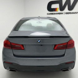 Carbonteile Tuning 1891 - Heckspoiler Lippe Schwert Highkick ABS schwarz glänzend passend für BMW 5er G30 + M5 F90