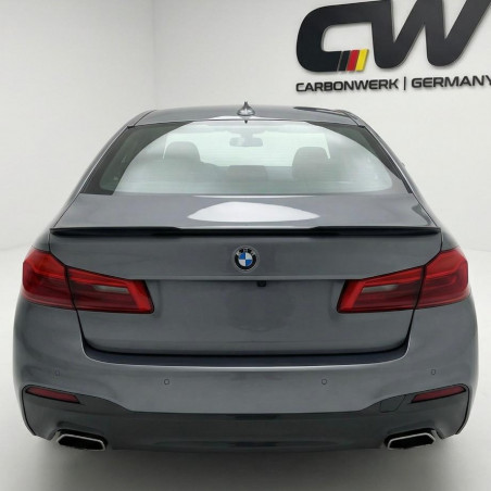 Carbonteile Tuning 1891 - Heckspoiler Lippe Schwert Highkick ABS schwarz glänzend passend für BMW 5er G30 + M5 F90