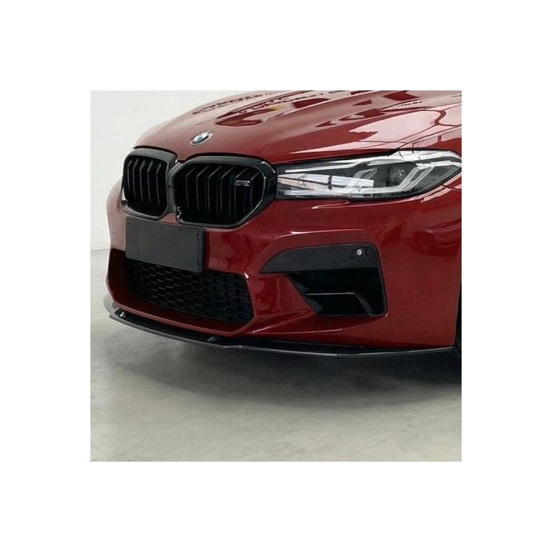 Carbonteile Tuning Frontaufsatz Frontlippe Spoiler Schwert V1 Vollcarbon passend für BMW F90 M5 Facelift - 1897