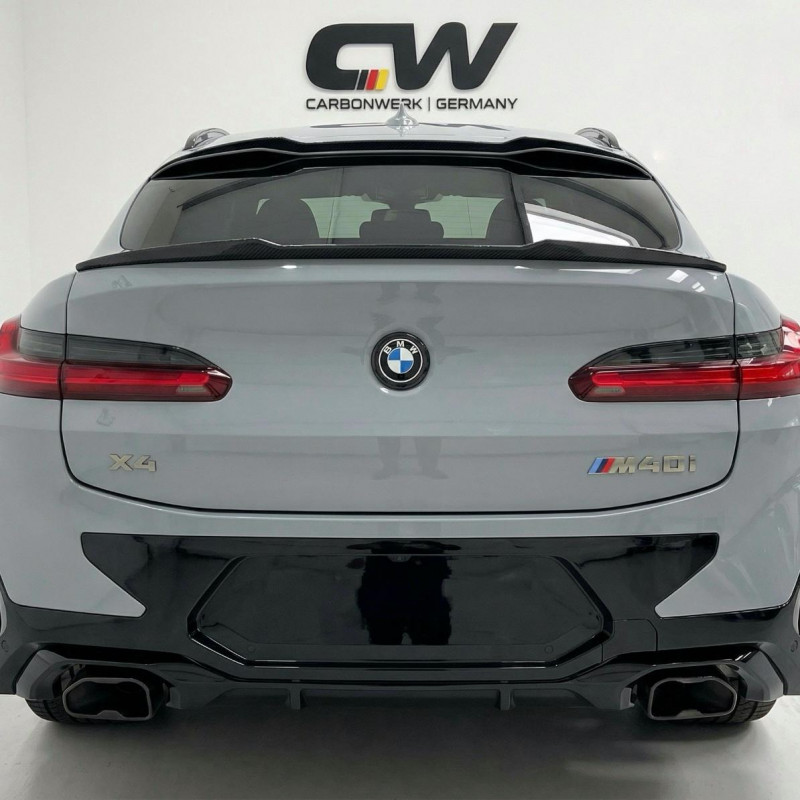 Carbonteile Tuning 1901 - Heckspoiler Highkick Vollcarbon passend für BMW X4 G02 X4M F98