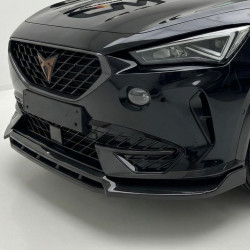 Carbonparts Tuning Frontlippe Spoiler Schwert ABS Schwarz Glänzend passend für Cupra Formentor - 3081
