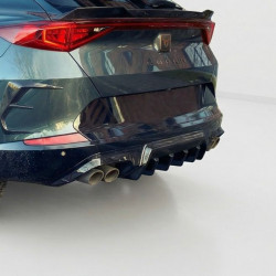 Carbonparts Tuning 2278 - Heckdiffusor Diffusor Heckansatz Ansatz ABS Schwarz Glänzend passend für Cupra Formentor