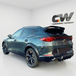 Carbonparts Tuning 2278 - Heckdiffusor Diffusor Heckansatz Ansatz ABS Schwarz Glänzend passend für Cupra Formentor