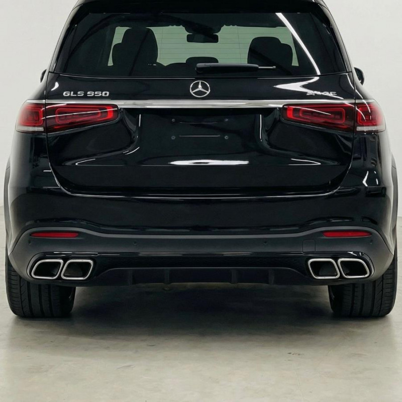 Carbonparts Tuning Heckdiffusor Diffusor ABS chrom passend für Mercedes Benz GLS-Klasse X167 mit AMG-Line NICHT GLS63 - 4178