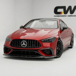 Carbonteile Tuning Zierblende Splitter Canards Front vorne Vollcarbon passend für Mercedes Benz CLE-Klasse A236 C236 CLE53 AM...