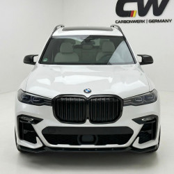 Carbonteile Tuning 1913 - Frontlippe Spoiler Schwert Performance ABS schwarz glänzend passend für BMW X7 G07 mit MPaket