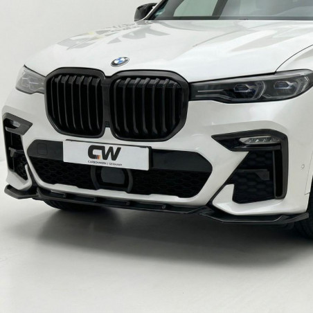 Carbonteile Tuning 1913 - Frontlippe Spoiler Schwert Performance ABS schwarz glänzend passend für BMW X7 G07 mit MPaket