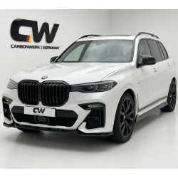Carbonteile Tuning 1913 - Frontlippe Spoiler Schwert Performance ABS schwarz glänzend passend für BMW X7 G07 mit MPaket
