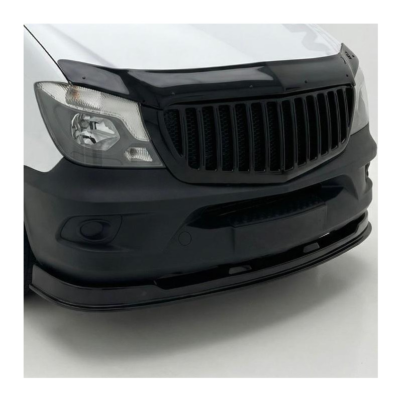 Carbonteile Tuning 2480 - Frontlippe Lippe Schwert Frontspoiler ABS Glanz Schwarz passend für Mercedes Benz W906 Sprinter 201...