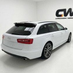 Carbonteile Tuning Heckspoiler Spoiler Ansatz Ducktail ABS Glanz für Audi A6 C7 Avant nicht RS oder S - 2856