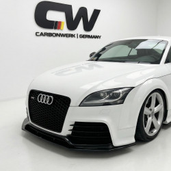 Pièces en carbone Tuning 2044 - Frontlippe Lippe Schwert ABS Glanz Schwarz passend für Audi TT RS 8J