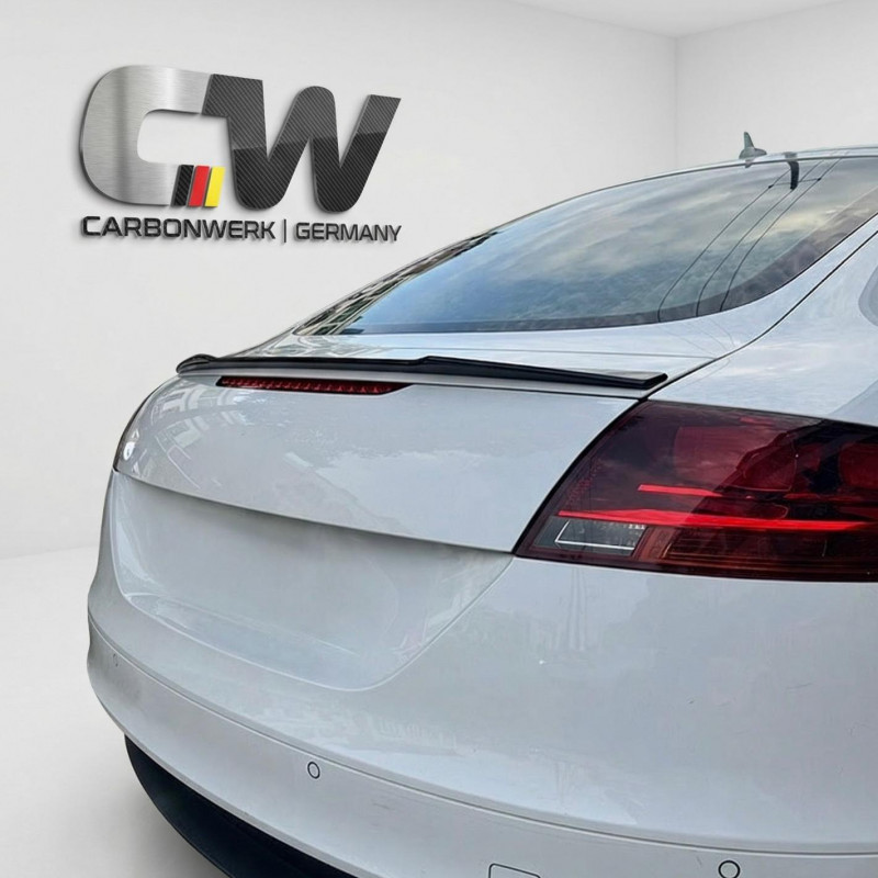 Carbonteile Tuning Heckspoiler Spoiler Lippe Ansatz ABS Glanz schwarz für Audi TT Mk2 8J auch TTS - 2885