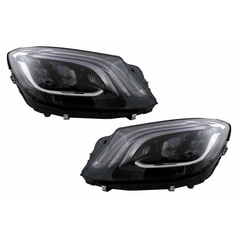 Carbonteile Tuning Scheinwerfer LED Front Licht für Mercedes-Benz S-Klasse W222 Vorfacelift mit Faceliftstoßstange - 4185