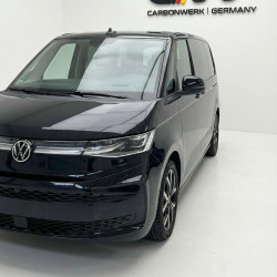 Carbonteile Tuning Frontsplitter Flaps Splitter Canards Frontansatz ABS schwarz glänzend passend für Volkswagen T7 Transporte...