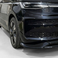 Carbonteile Tuning Frontsplitter Flaps Splitter Canards Frontansatz ABS schwarz glänzend passend für Volkswagen T7 Transporte...