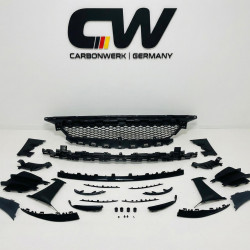 Pièces en carbone Tuning Stoßstange Vorne Front Frontstoßstange für Mercedes C-Klasse W205 S205 A205 C205 Facelift - 4186
