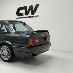 Carbonteile Tuning Heckflügel Heckspoiler Spoiler Lippe Ansatz Dach ABS schwarz glänzend für BMW 3er E30 Limo Cabrio 82-93 - ...