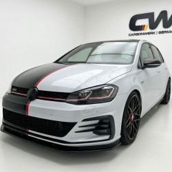 Carbonteile Tuning 2018 - Frontlippe Lippe Schwert ABS passend für Volkswagen Golf 7.5 GTI Facelift
