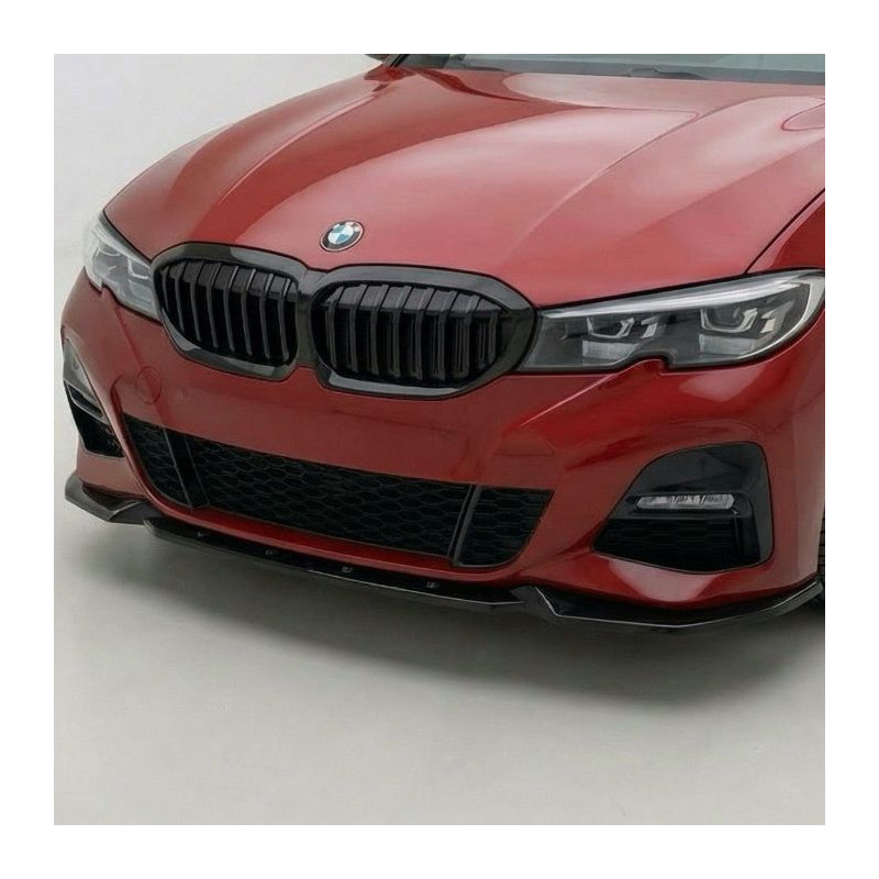 Carbonteile Tuning 2034 - Frontlippe Lippe Schwert ABS Glanz Schwarz passend für BMW 3er G20 G21 M Paket