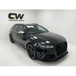 Carbonteile Tuning 2028 - Frontlippe Lippe Schwert ABS glanz Schwarz passend für Audi RS6 C7