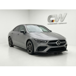 Carbonteile Tuning 2722 - Frontlippe Lippe Schwert V2 ABS Glanz Schwarz passend für Mercedes CLA W118 C118 AMG Paket