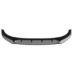 Pièces en carbone Tuning 2802 - Frontlippe Lippe Schwert Frontspoiler ABS Glanz Schwarz passend für Audi RS Q8