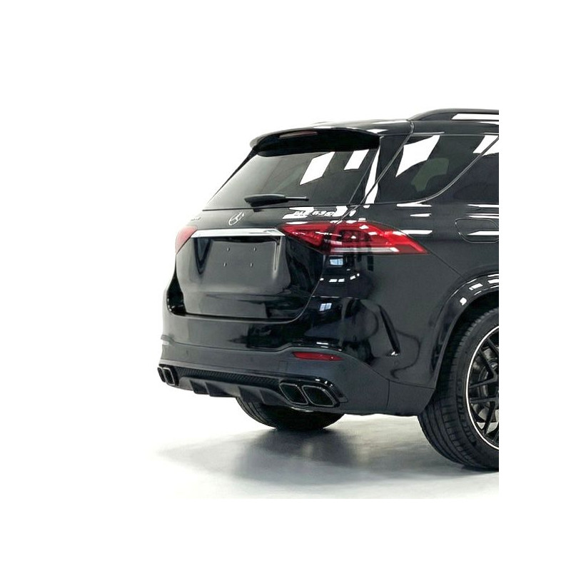 Carbonteile Tuning Heckdiffusor Diffusor ABS schwarz glanz passend für Mercedes Benz GLE-Klasse W167 V167 SUV mit AMG-Line NI...