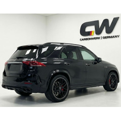 Carbonteile Tuning Heckdiffusor Diffusor ABS schwarz glanz passend für Mercedes Benz GLE-Klasse W167 V167 SUV mit AMG-Line NI...