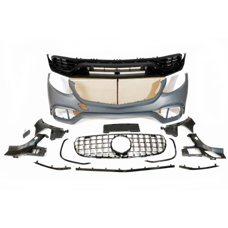 Carbonteile Tuning Stoßstange Vorne Front Frontstoßstange für Mercedes-Benz GLC-Klasse X253 Vorfacelift nicht 63 AMG - 4191