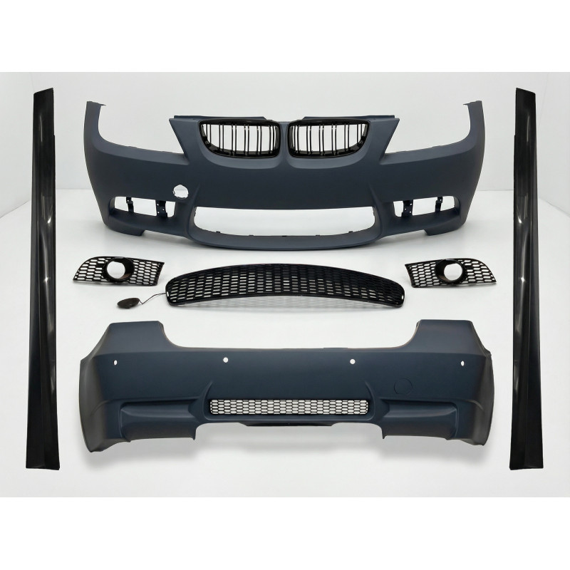 Pièces en carbone Tuning Bodykit Stoßstange vorne Front hinten Heck Seitenschweller passend für BMW 3er E90 LCI Limousine - 4195