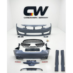 Carbonteile Tuning Bodykit V2 Stoßstange vorne Front hinten Heck Seitenschweller passend für BMW 4er F32 Coupe & F33 Cabrio -...