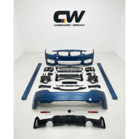 Carbonteile Tuning Bodykit Stoßstange vorne Front hinten Heck Seitenschweller passend für BMW 4er F36 Gran Coupe - 4200