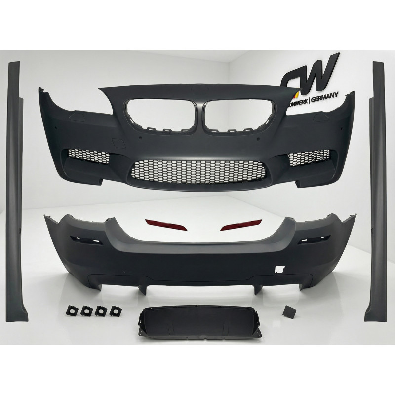 Carbonteile Tuning Bodykit V2 Stoßstange vorne Front hinten Heck Seitenschweller passend für BMW 5er F10 Limousine LCI - 4202
