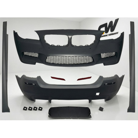 Carbonteile Tuning Bodykit V2 Stoßstange vorne Front hinten Heck Seitenschweller passend für BMW 5er F10 Limousine LCI - 4202