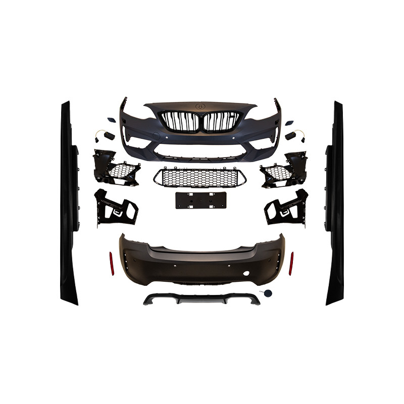 Carbonteile Tuning Bodykit V2 Stoßstange vorne Front hinten Heck Seitenschweller passend für BMW 2er F22 Coupe & F23 Cabrio M...