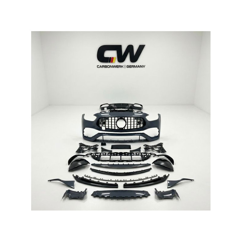 Bodykit V2 Stoßstange vorne Front hinten Heck Seitenschweller passend für Mercedes CLS C257 Sedan - 4203