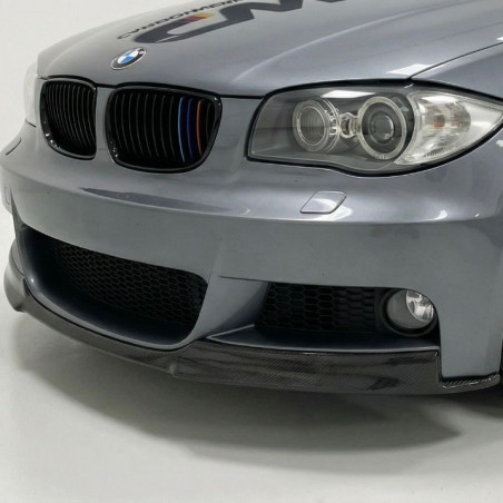 2522 - Frontlippe Lippe Frontspoiler Schwert Carbon Gfk passend für BMW 1er E82 E88 M Paket