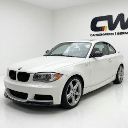 2522 - Frontlippe Lippe Frontspoiler Schwert Carbon Gfk passend für BMW 1er E82 E88 M Paket