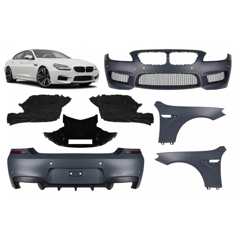 Bodykit Stoßstange vorne Front hinten Heck Seitenschweller passend für BMW 6er F06 F12 F13 NICHT M6 - 4205