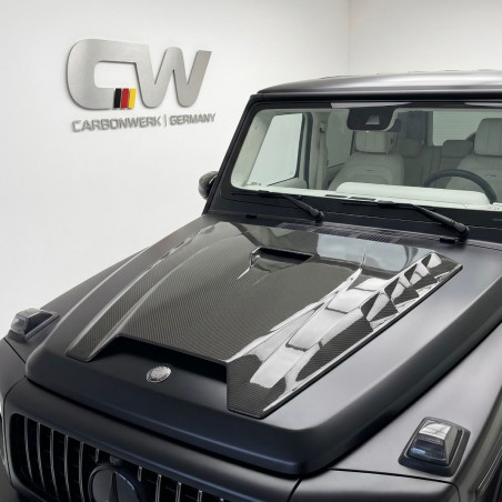 Motorhaube Abdeckung Vollcarbon passend für Mercedes-Benz G-Klasse W465 - 4207