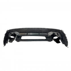 Heckdiffusor Diffusor ABS Glanz für AUDI SQ7 +Q7 4M S-Line Facelift ab 2021 - 4209