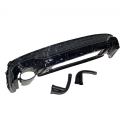 Heckdiffusor Diffusor ABS Glanz für AUDI SQ7 +Q7 4M S-Line Facelift ab 2021 - 4209