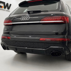 Heckdiffusor Diffusor ABS Glanz für AUDI SQ7 +Q7 4M S-Line Facelift ab 2021 - 4209