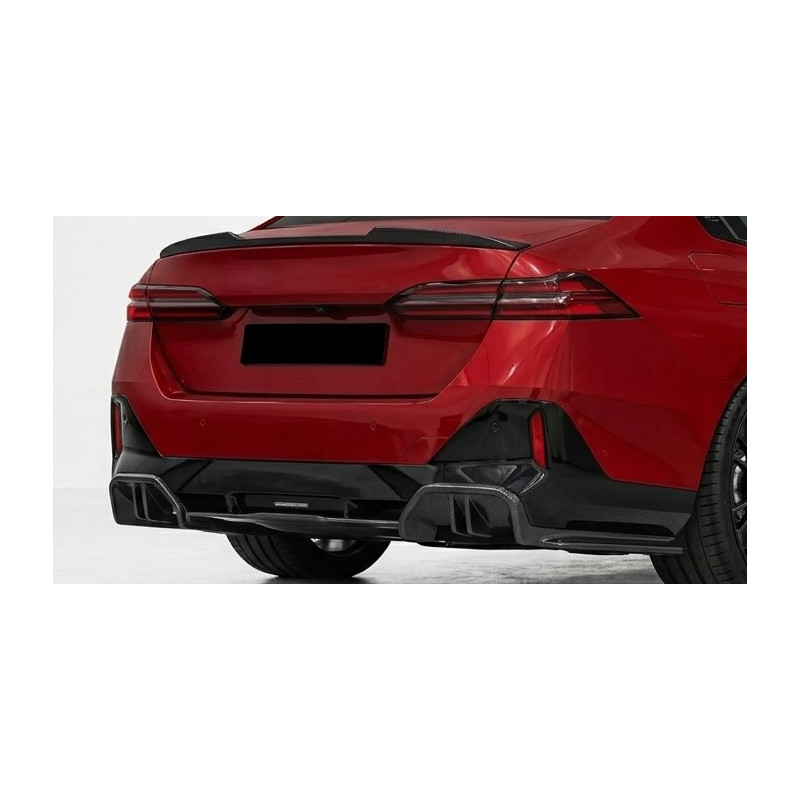 Heckdiffusor Diffusor Heck Ansatz Vollcarbon Carbon passend für BMW 5er G60 G61 + I5 mit M Sportpaket - 4211