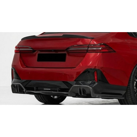 Heckdiffusor Diffusor Heck Ansatz Vollcarbon Carbon passend für BMW 5er G60 G61 + I5 mit M Sportpaket - 4211