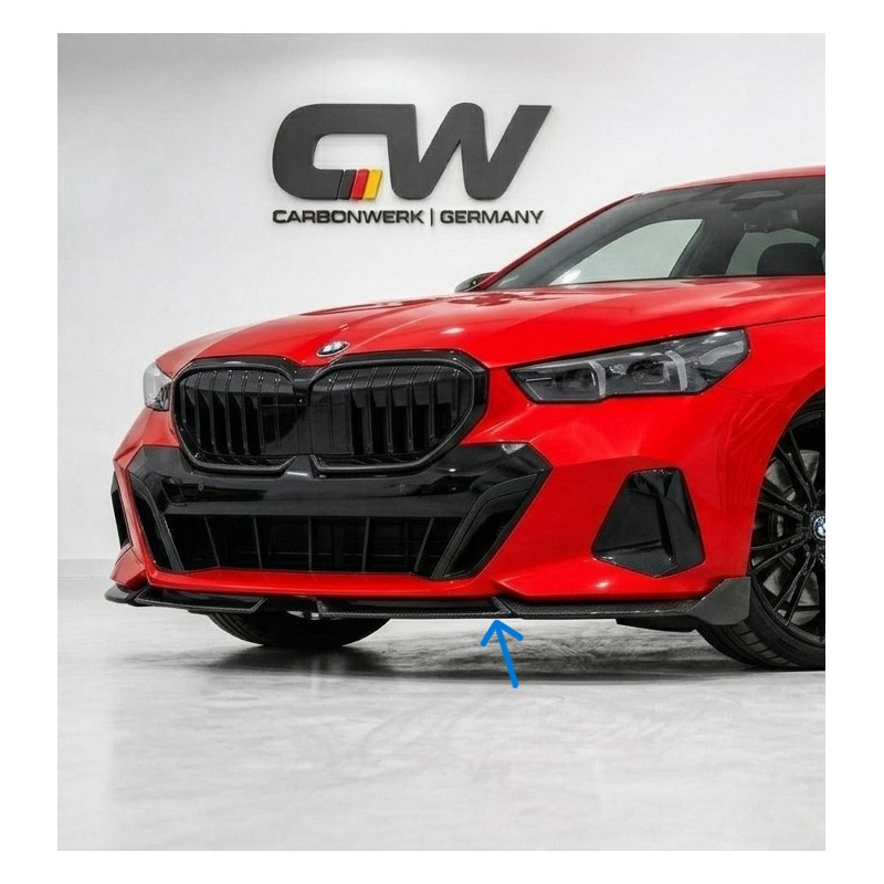 Frontlippe Lippe Spoiler Schwert Performance Vollcarbon Carbon für BMW 5er G60 G61 + i5 M Sportpaket - 4210