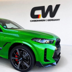 Bodykit Frontlippe Diffusor Sideskirts ABS Glanz passend für BMW X6 G06 LCI Facelift mit MPaket - 4215